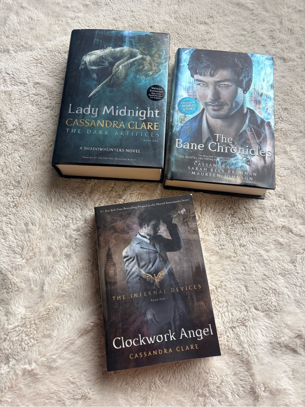 Cassandra Clare Book Lot Lady Midnight The Bane Chronicles Clockwork Angel - Picture 2 of 6